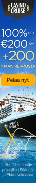CasinoCruise.com Exclusive Welcome 100% up to 200 FI EUR